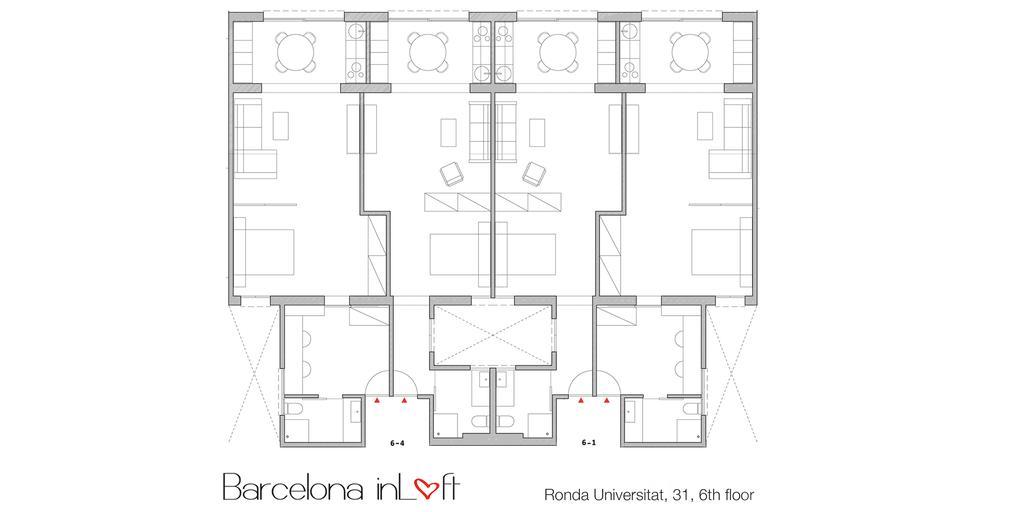 Appartamento Barcelona Inloft Esterno foto